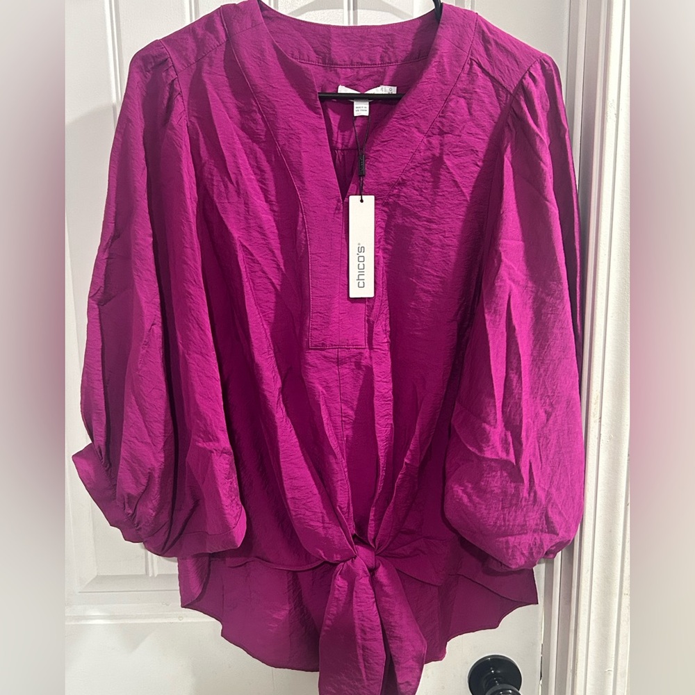 Chico's Fuchsia Blouse